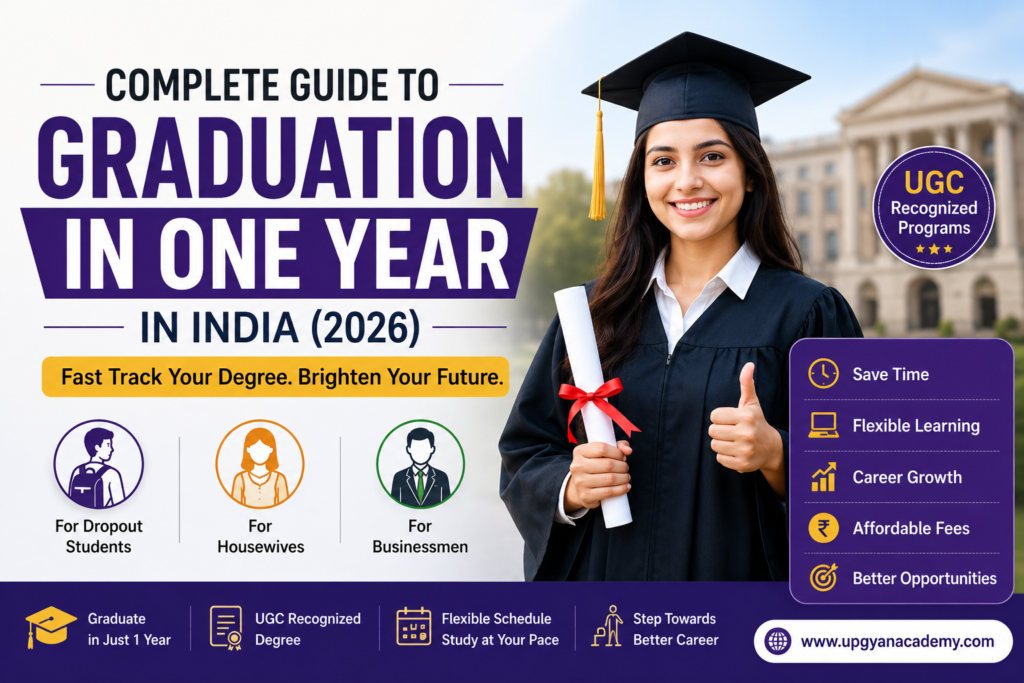 Graduation in One Year in India (2026) | UpGyan Academy
